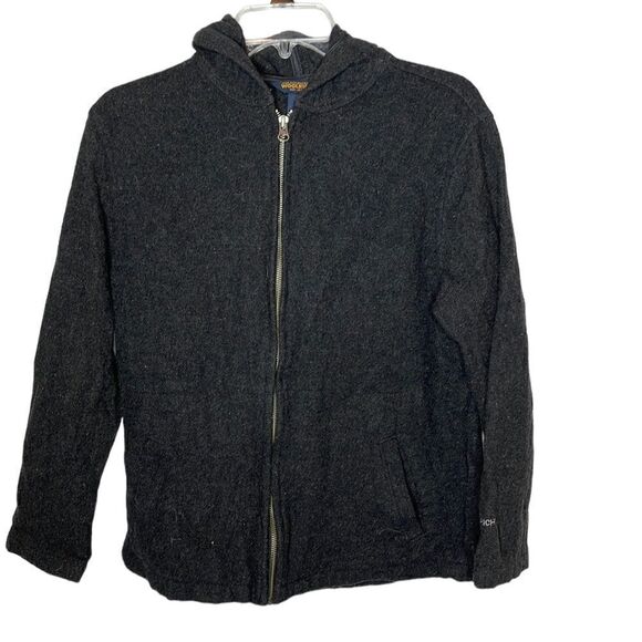 Woolrich Women’s Full Zip Charcoal Grey Hoodie Jacket. Size Small. - Picture 1 of 9